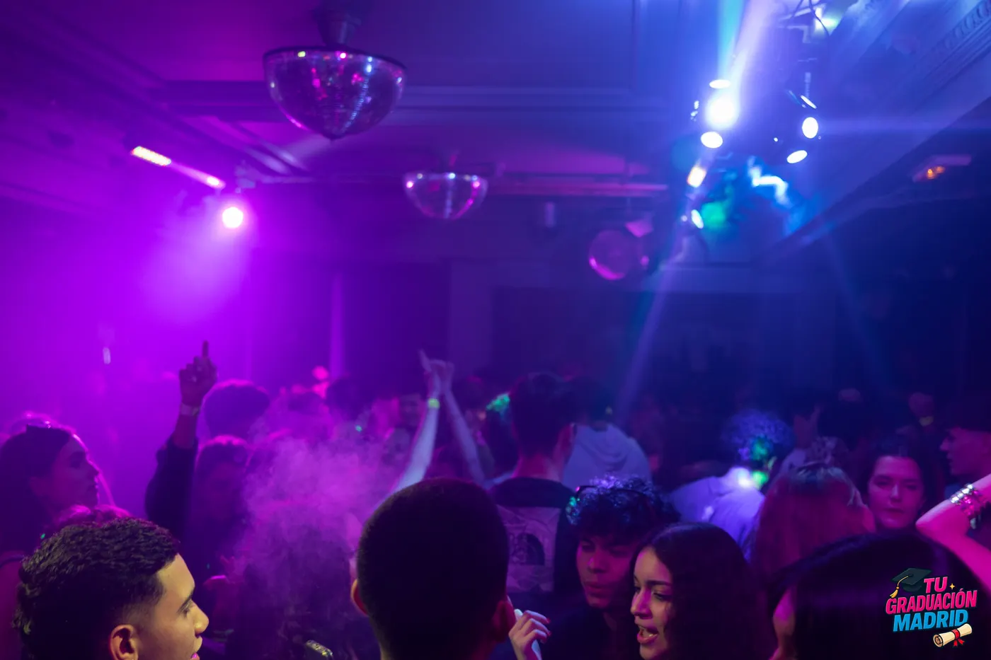 Graduación en discoteca en Madrid